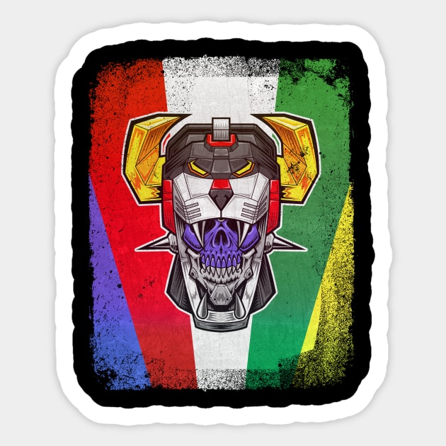 Voltskull Sticker by RynoArts